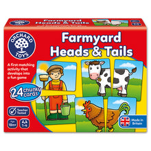 Orchard Toys - Farmyard Heads & Tails Game
