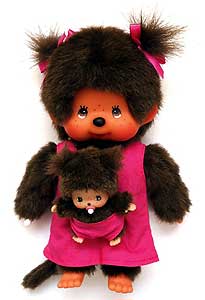 MONCHHICHI 20 cm Mother Care Pink