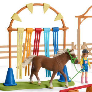 SCHLEICH 42481 PONY AGILITY TRAINING