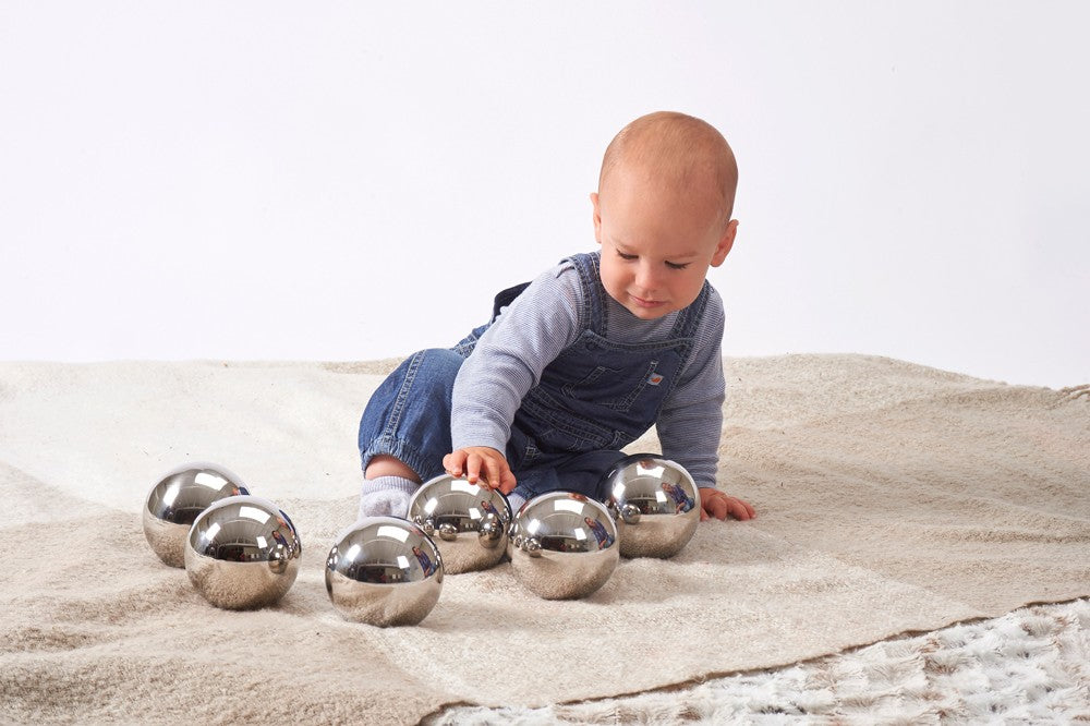 TickiT Sensory Reflective Mystery Balls - Pk6