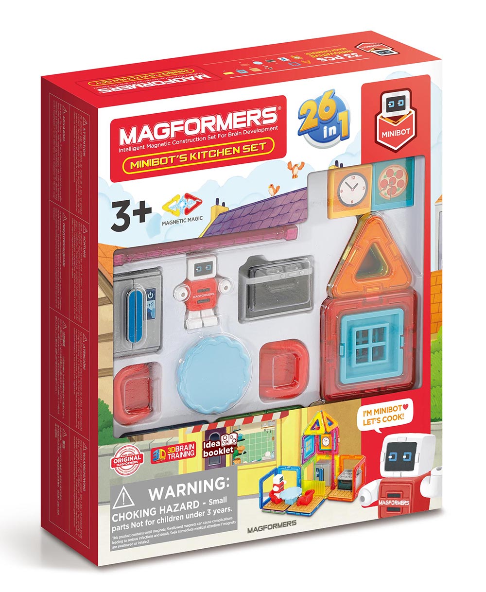 Magformers Minibot’s Kitchen Set