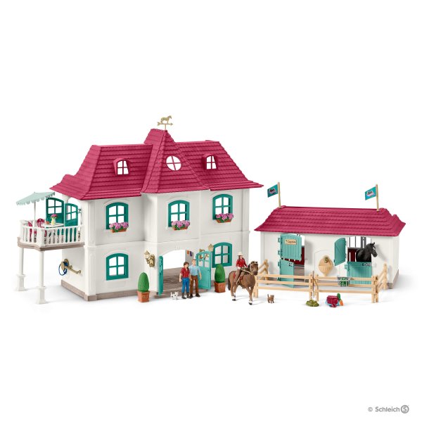 SCHLEICH 42370 MOBILE VET WITH HANOVERIAN FOAL