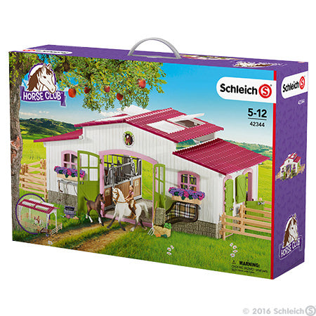 Schleich 42344 Riding Centre With Rider And Horses