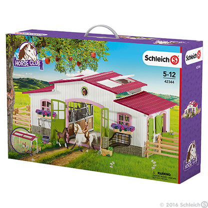 Schleich 42344 Riding Centre With Rider And Horses