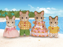 Sylvanian Families Stripped Cat Family