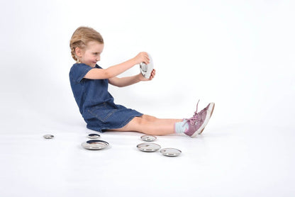 TickiT Sensory Reflective Silver Buttons - Pk7