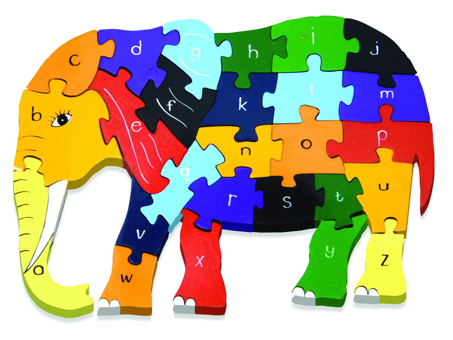 Alphabet Jigsaws Alphabet Elephant