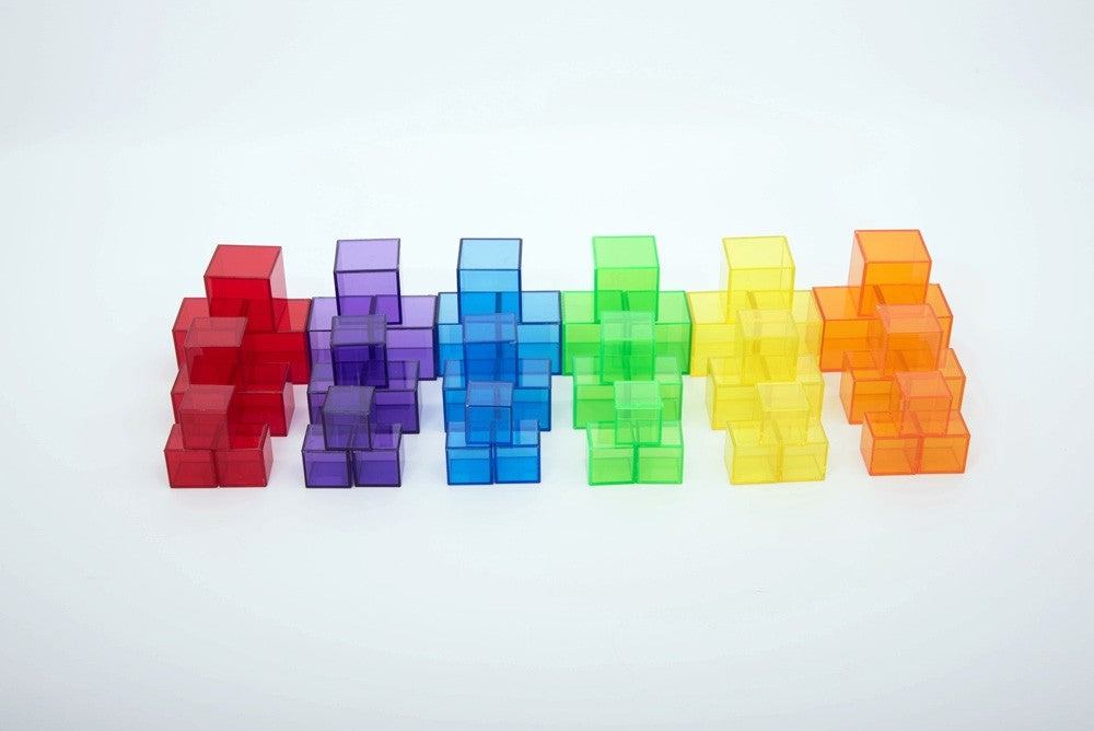 TickiT Translucent Cube Set - Pk54