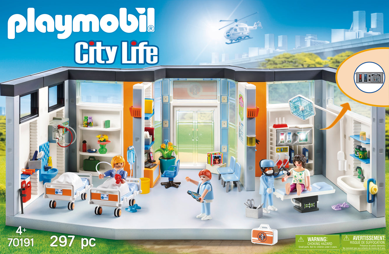 Playmobil 70191 Furnished Hospital Wing