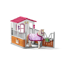 SCHLEICH 42368 HORSE STALL WITH LUSITANO MARE