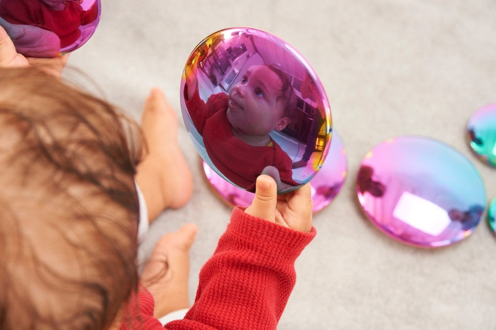 TickiT Sensory Reflective Colour Burst Buttons - Pk7