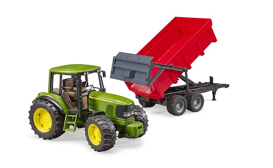Bruder John Deere 6920 with tipping trailer