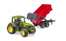 Bruder John Deere 6920 with tipping trailer