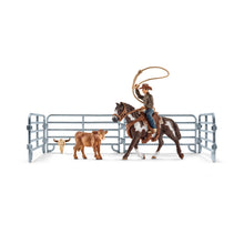 SCHLEICH 41418 TEAM ROPING WITH COWBOY
