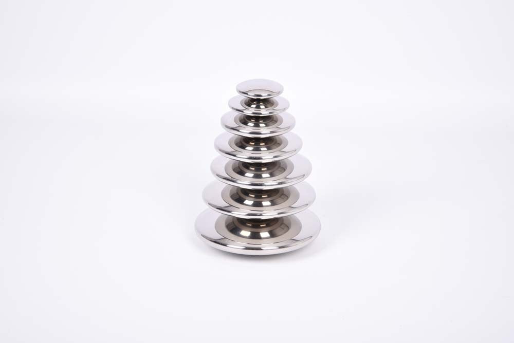 TickiT Sensory Reflective Silver Buttons - Pk7