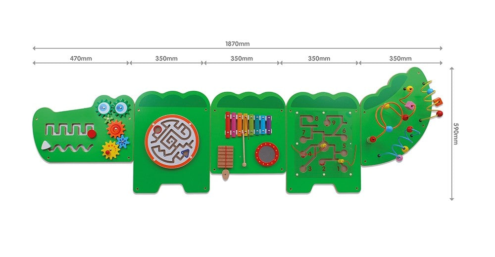 Viga Crocodile Activity Wall Panels