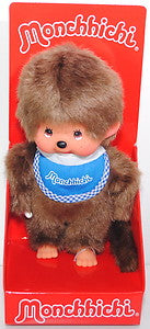 MONCHHICHI 20 cm Boy with bib Blue
