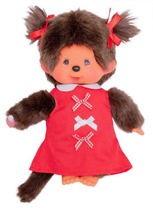 MONCHHICHI 20 cm Girl Red Ribbon Dress
