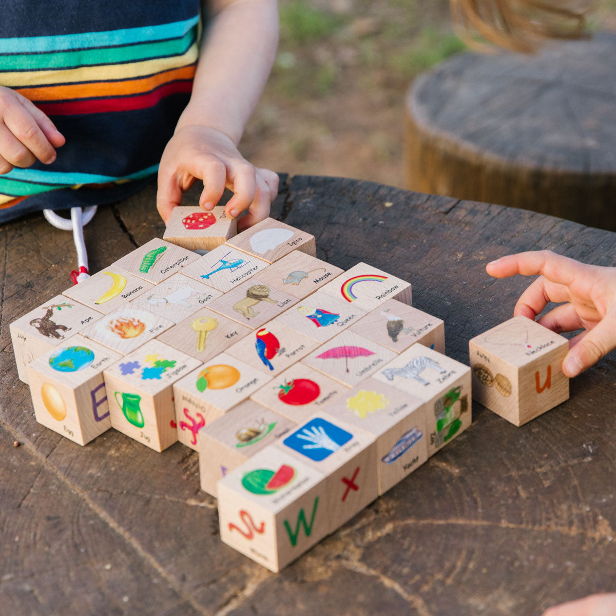 The Freckled Frog ABC Blocks