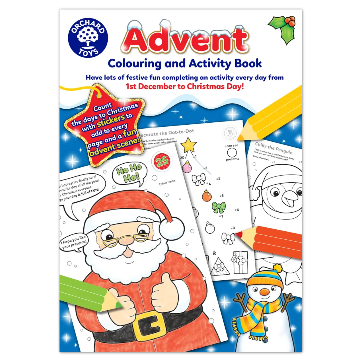 Orchard Toys Advent Colouring and Activity Book