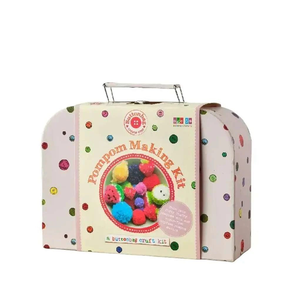 Buttonbag Pom Pom Suitcase