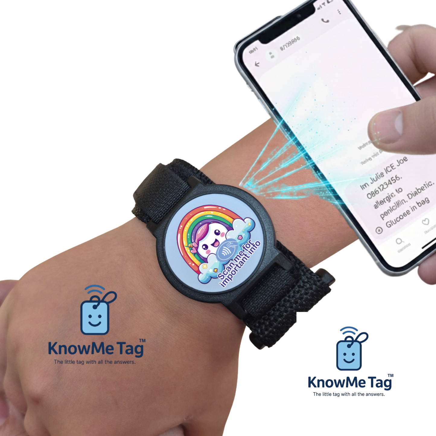 Velcro Adjustable Bracelet - Ronnie Rainbow