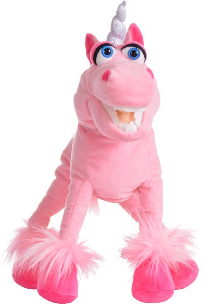 Living Puppets 41 Cm  Hörnchen The Pink Unicorn Hand Puppet
