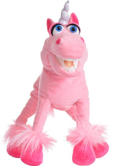 Living Puppets 41 Cm  Hörnchen The Pink Unicorn Hand Puppet