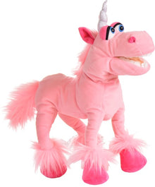 Living Puppets 41 Cm  Hörnchen The Pink Unicorn Hand Puppet
